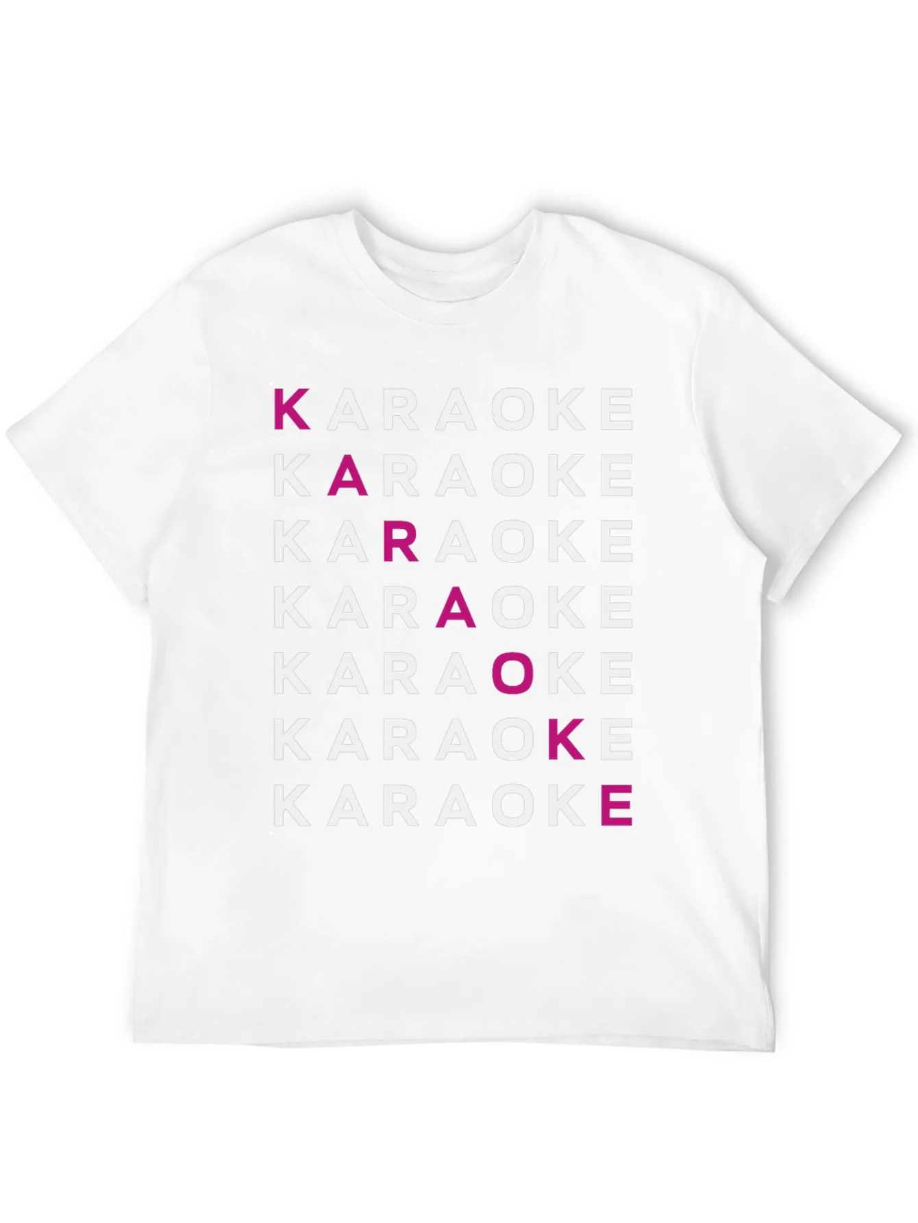 Karaoke Typography Graphic Tee