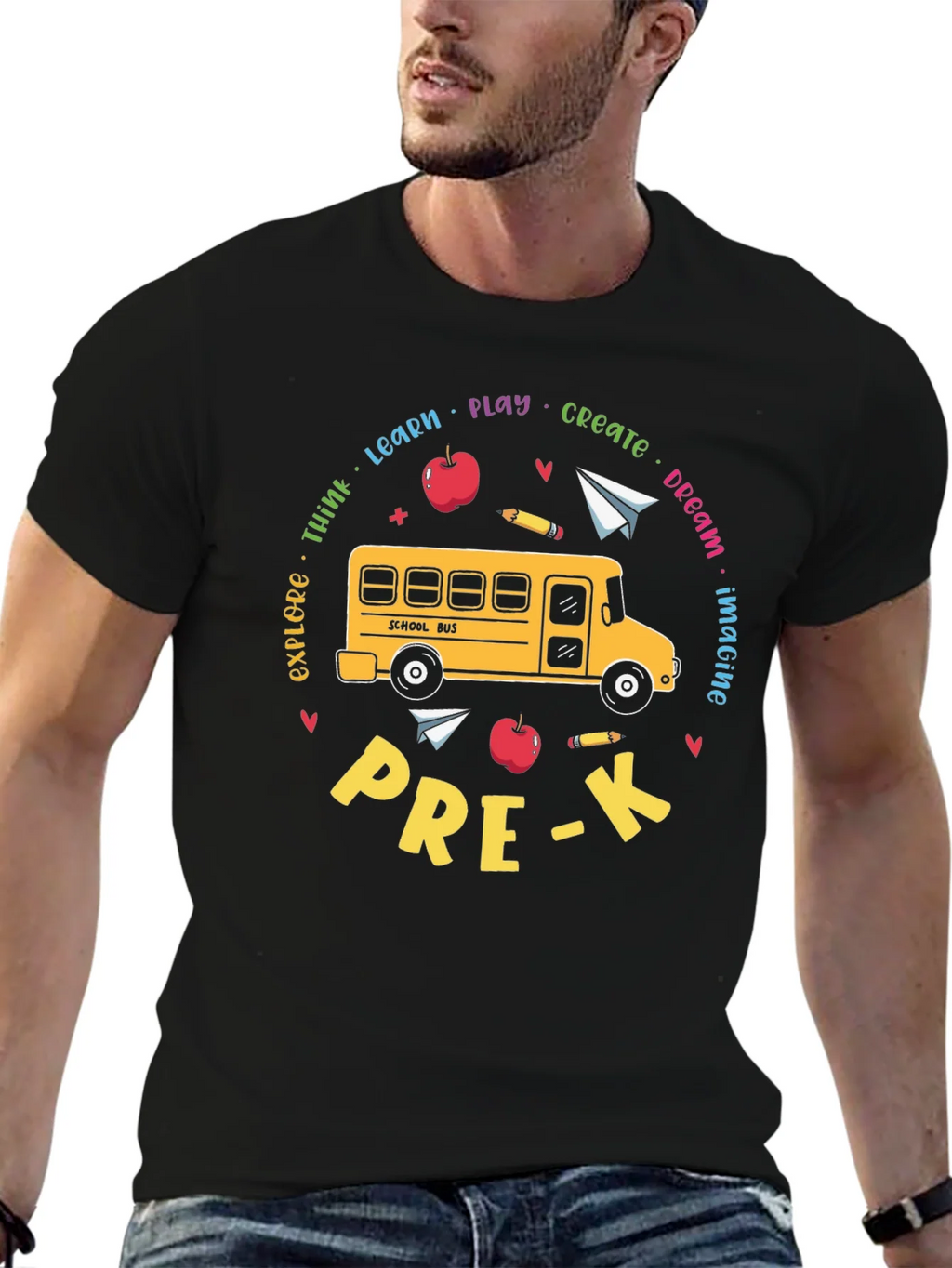 Pre-K School Bus T-Shirt
