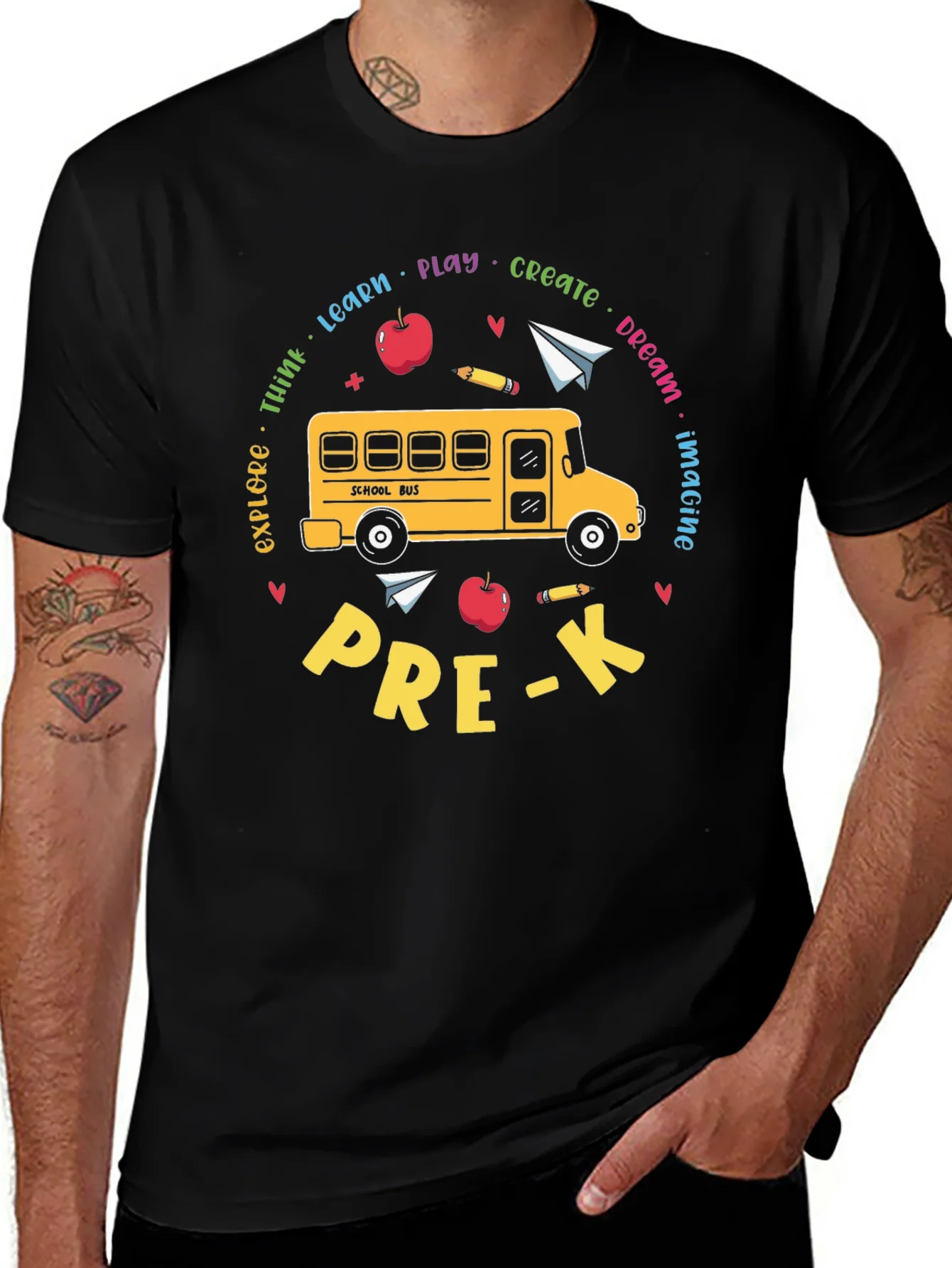 Pre-K School Bus T-Shirt