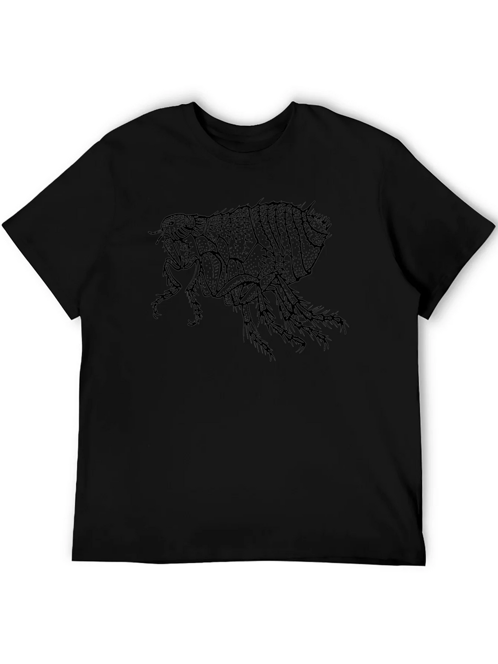 Flea Graphic T-Shirt - Unique Insect Design
