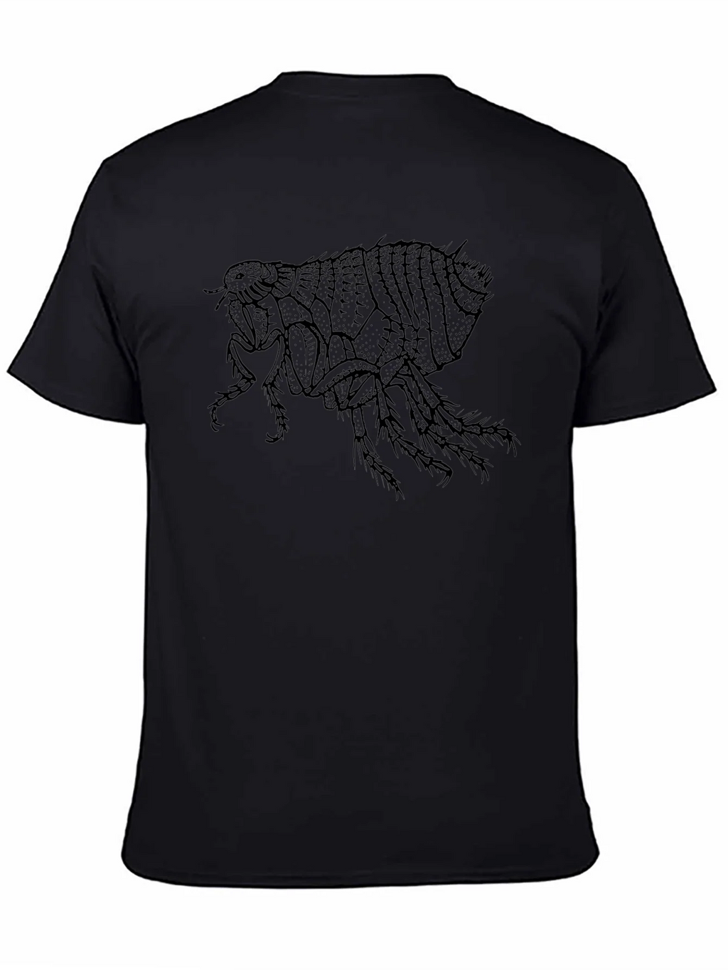 Flea Graphic T-Shirt - Unique Insect Design