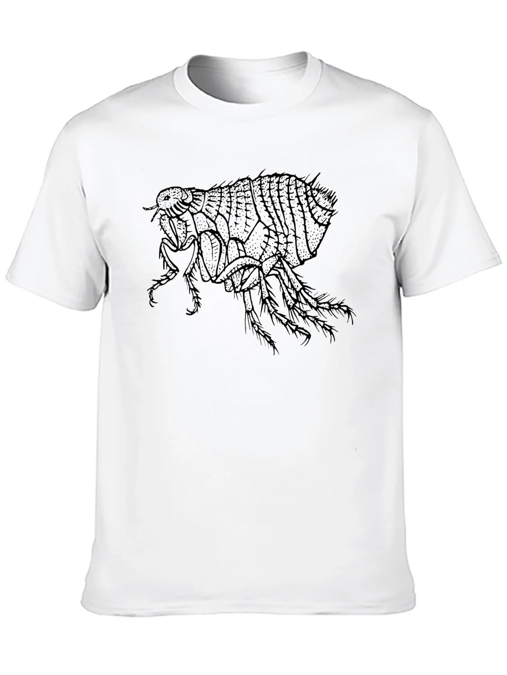 Flea Graphic T-Shirt - Unique Insect Design
