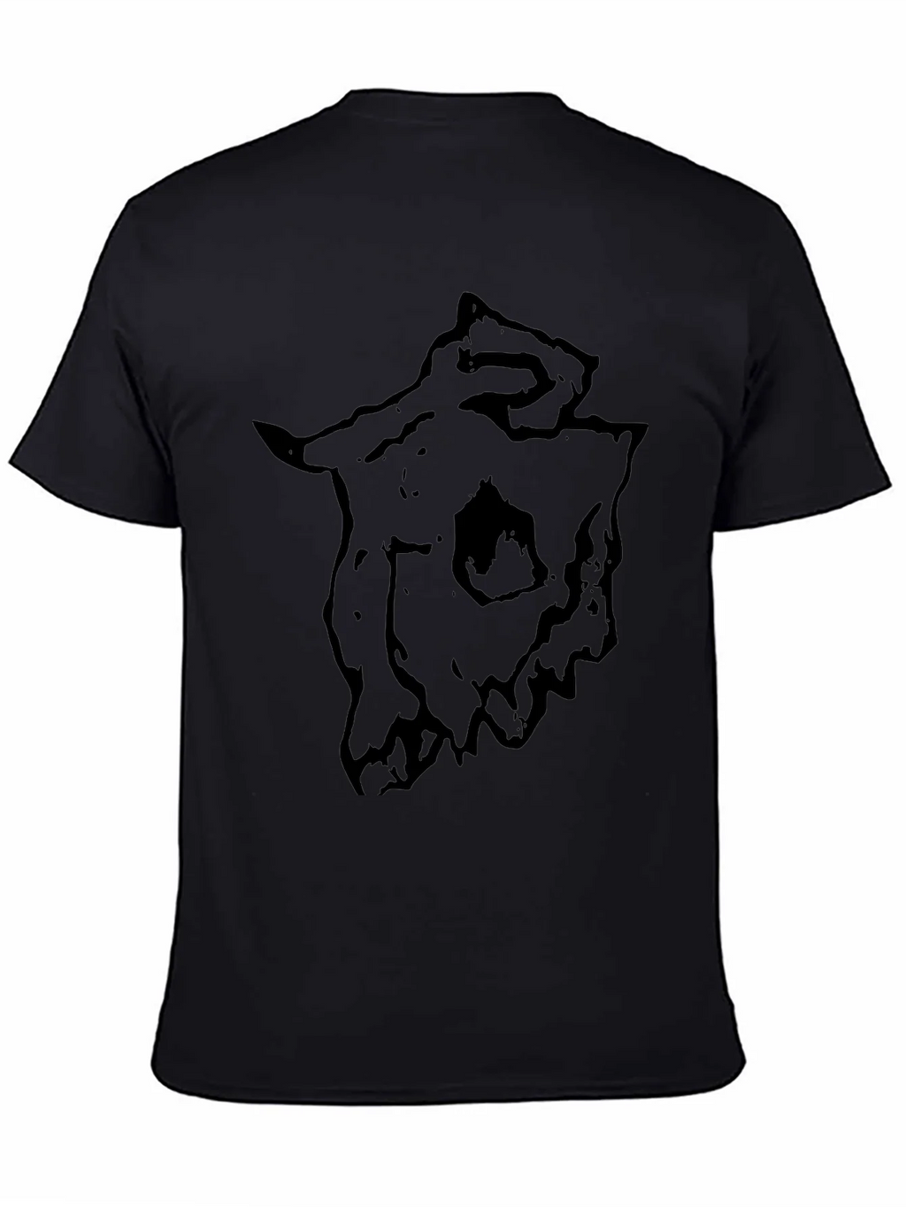 Dark Skull Graphic Tee - Mens Black T-Shirt