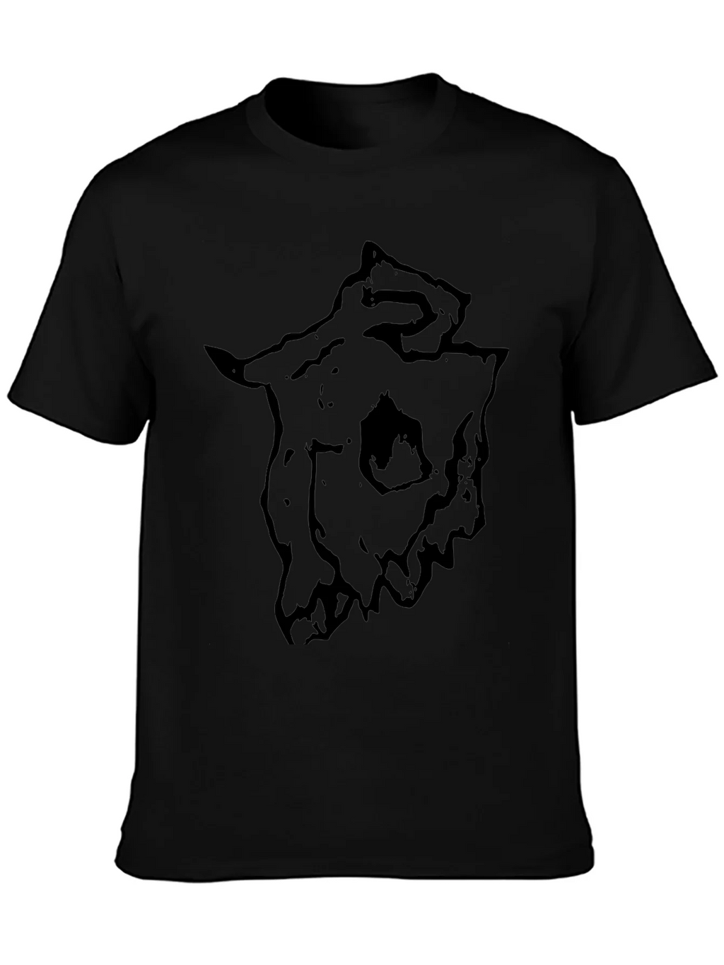 Dark Skull Graphic Tee - Mens Black T-Shirt