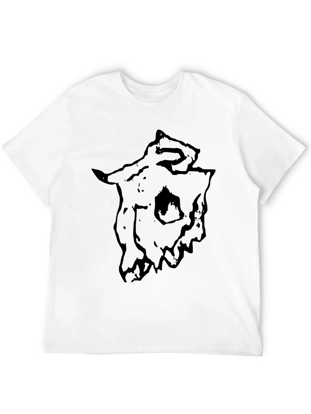 Dark Skull Graphic Tee - Mens Black T-Shirt