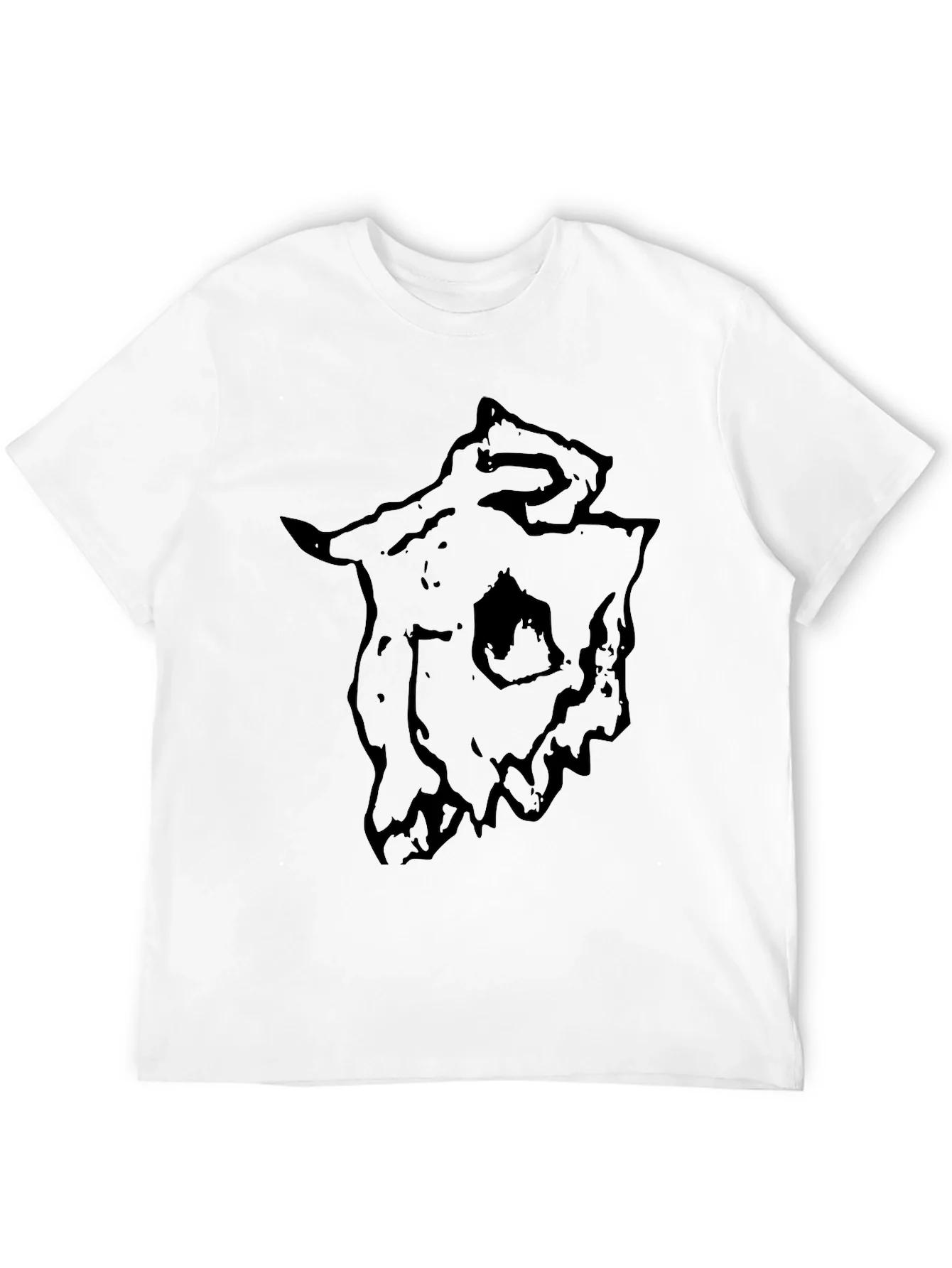 Dark Skull Graphic Tee - Mens Black T-Shirt