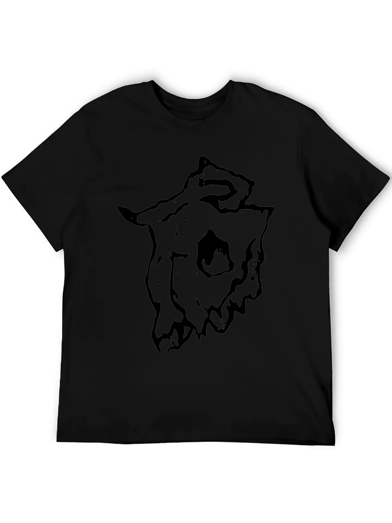 Dark Skull Graphic Tee - Mens Black T-Shirt