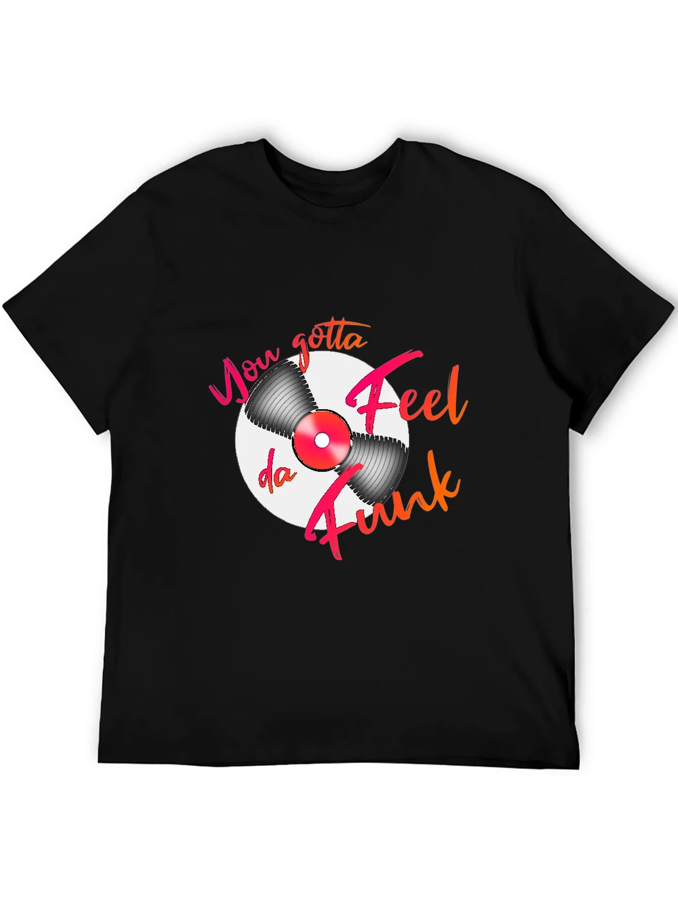 Feel Da Funk Graphic T-Shirt - Black