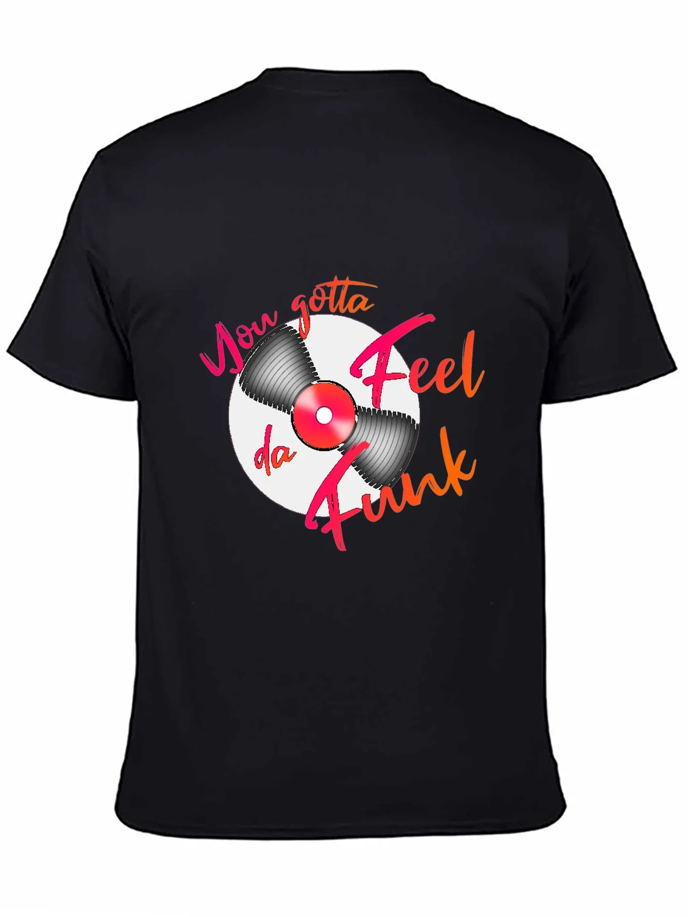 Feel Da Funk Graphic T-Shirt - Black