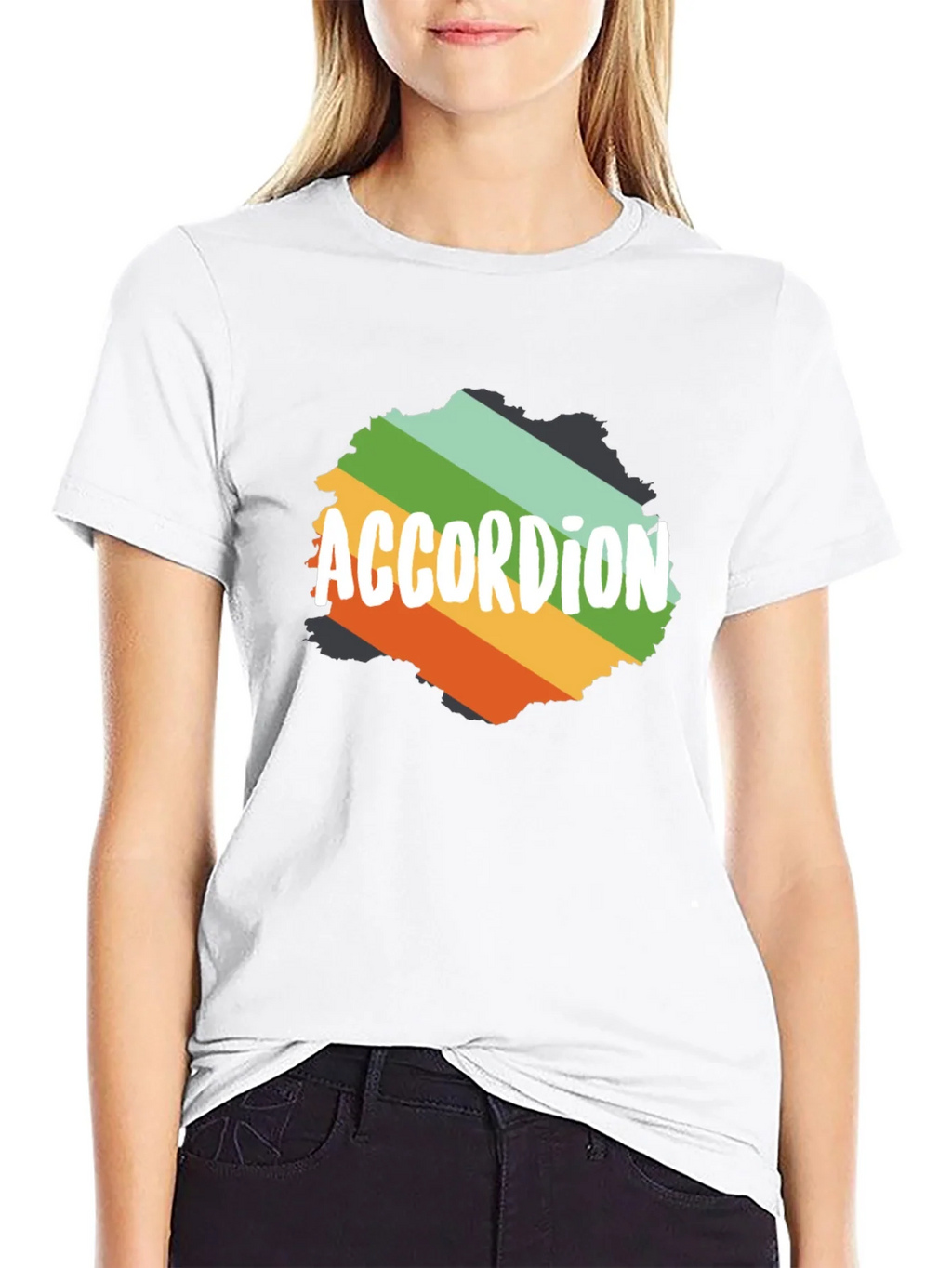 Accordion Retro T-Shirt Music Lover Tee
