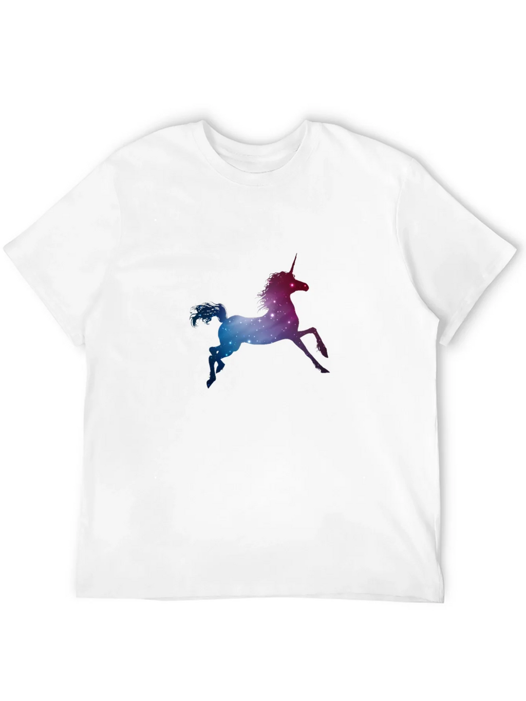 Unicorn Galaxy Black T-Shirt