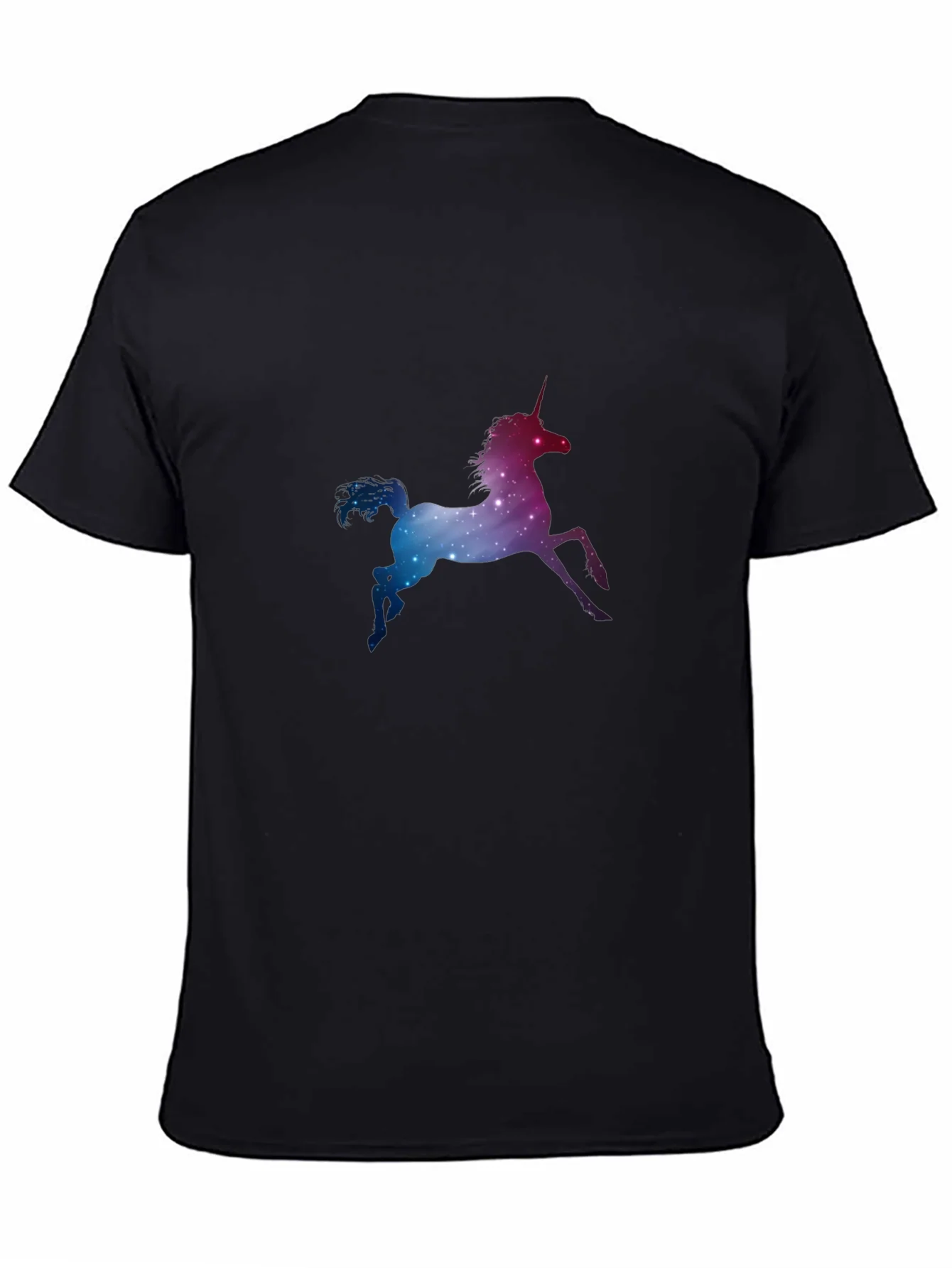 Unicorn Galaxy Black T-Shirt