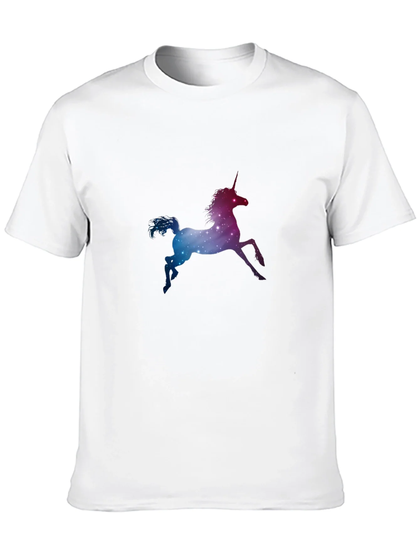 Unicorn Galaxy Black T-Shirt