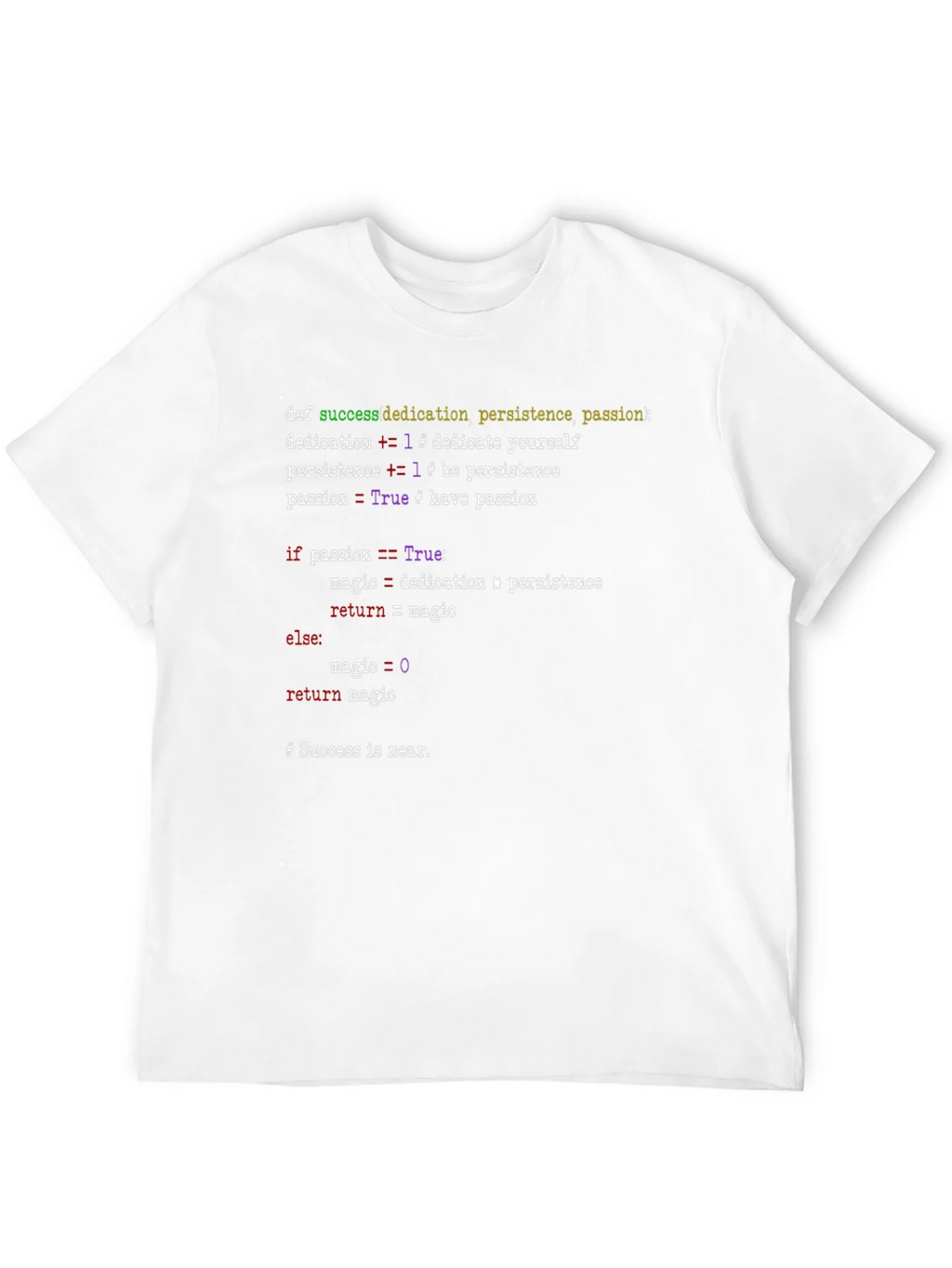Python Code T-Shirt - Success Formula Tee