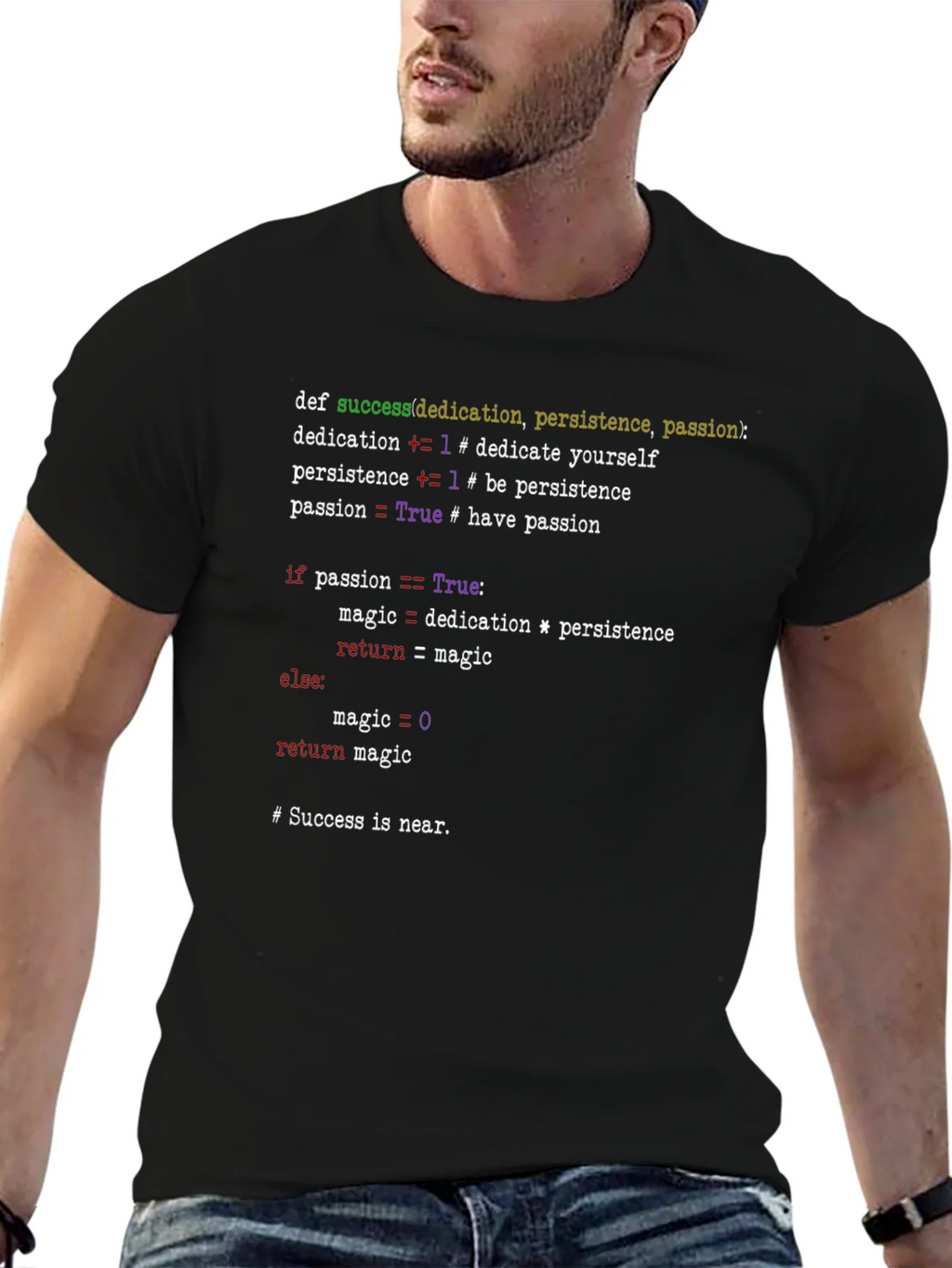 Python Code T-Shirt - Success Formula Tee