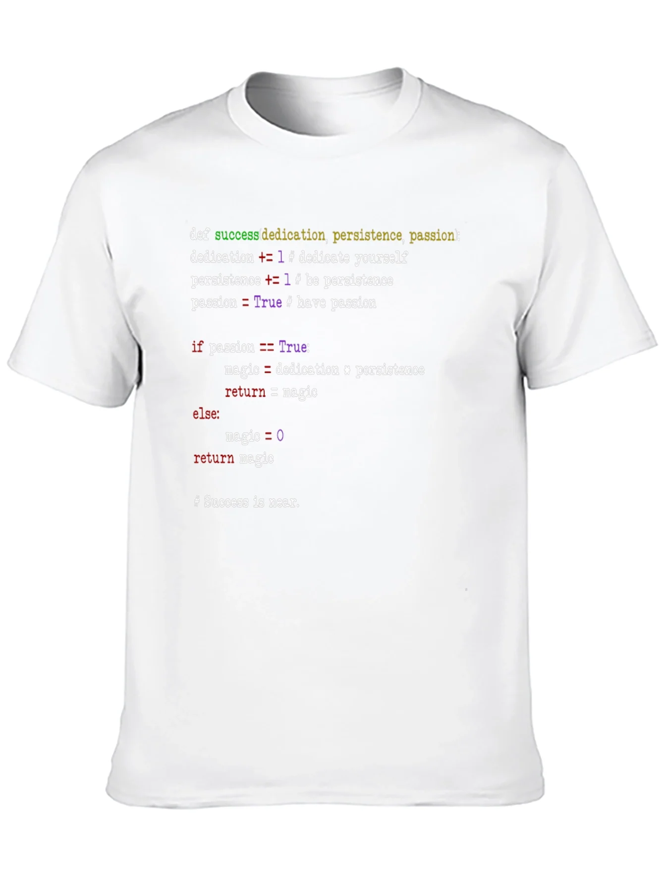 Python Code T-Shirt - Success Formula Tee