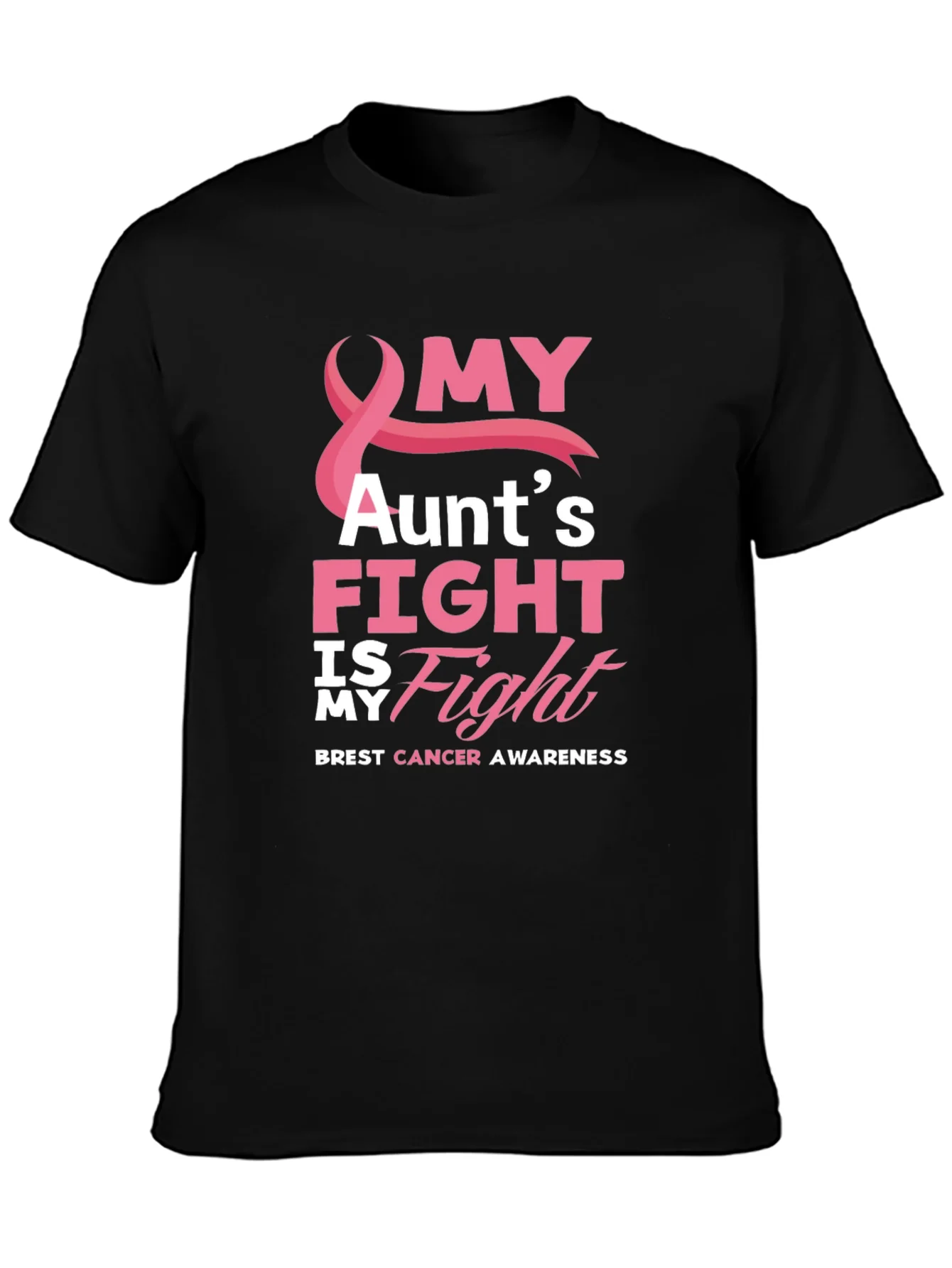My Aunts Fight Breast Cancer Awareness T-Shirt