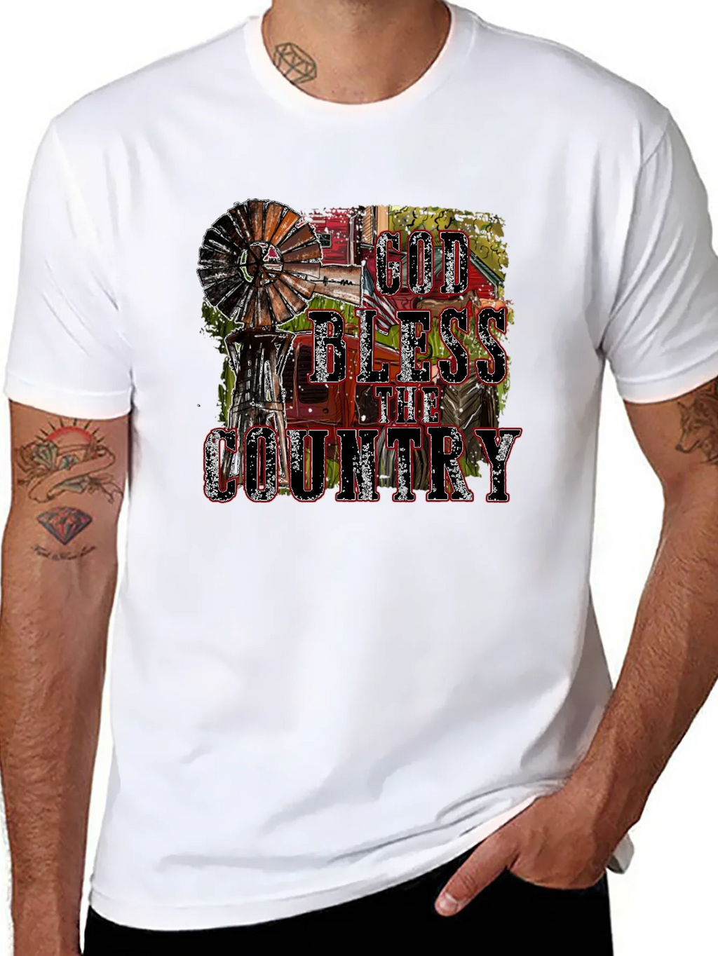 God Bless the Country Graphic T-Shirt