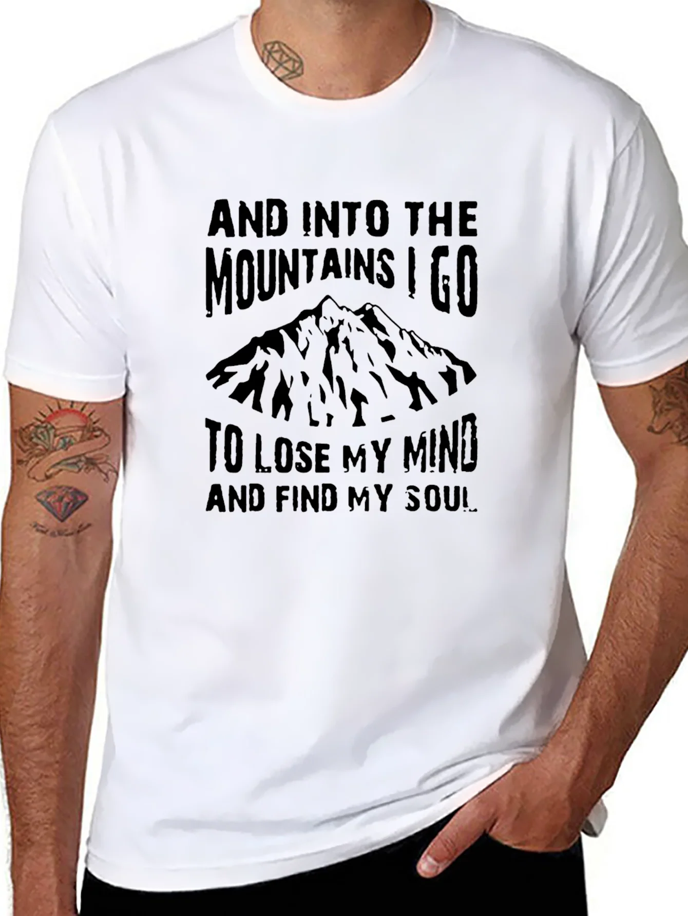 Mountain Adventure Graphic Tee - Lose Your Mind Find Your Soul