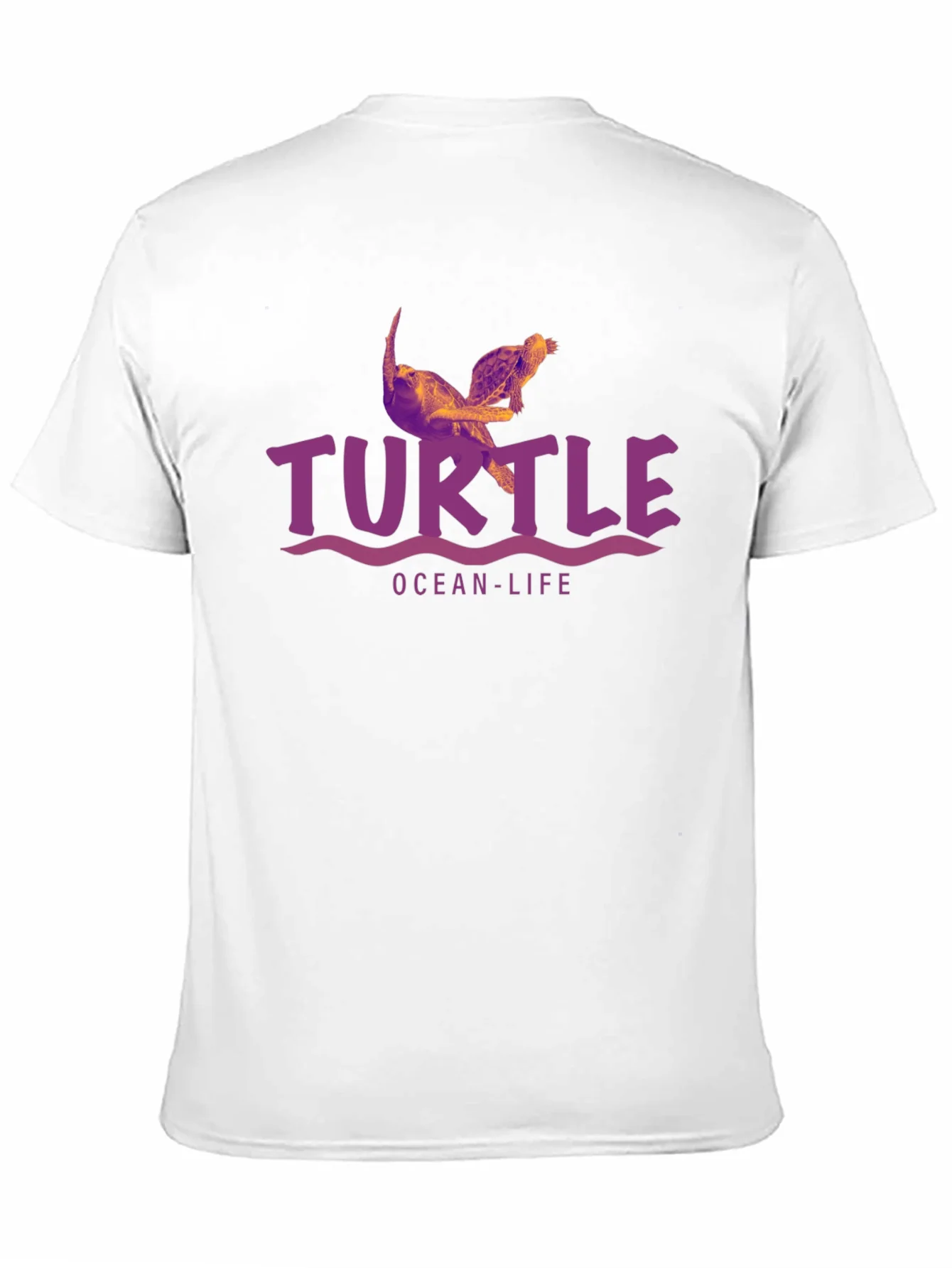 Ocean-Life Turtle Graphic Tee - Stylish and Comfortable