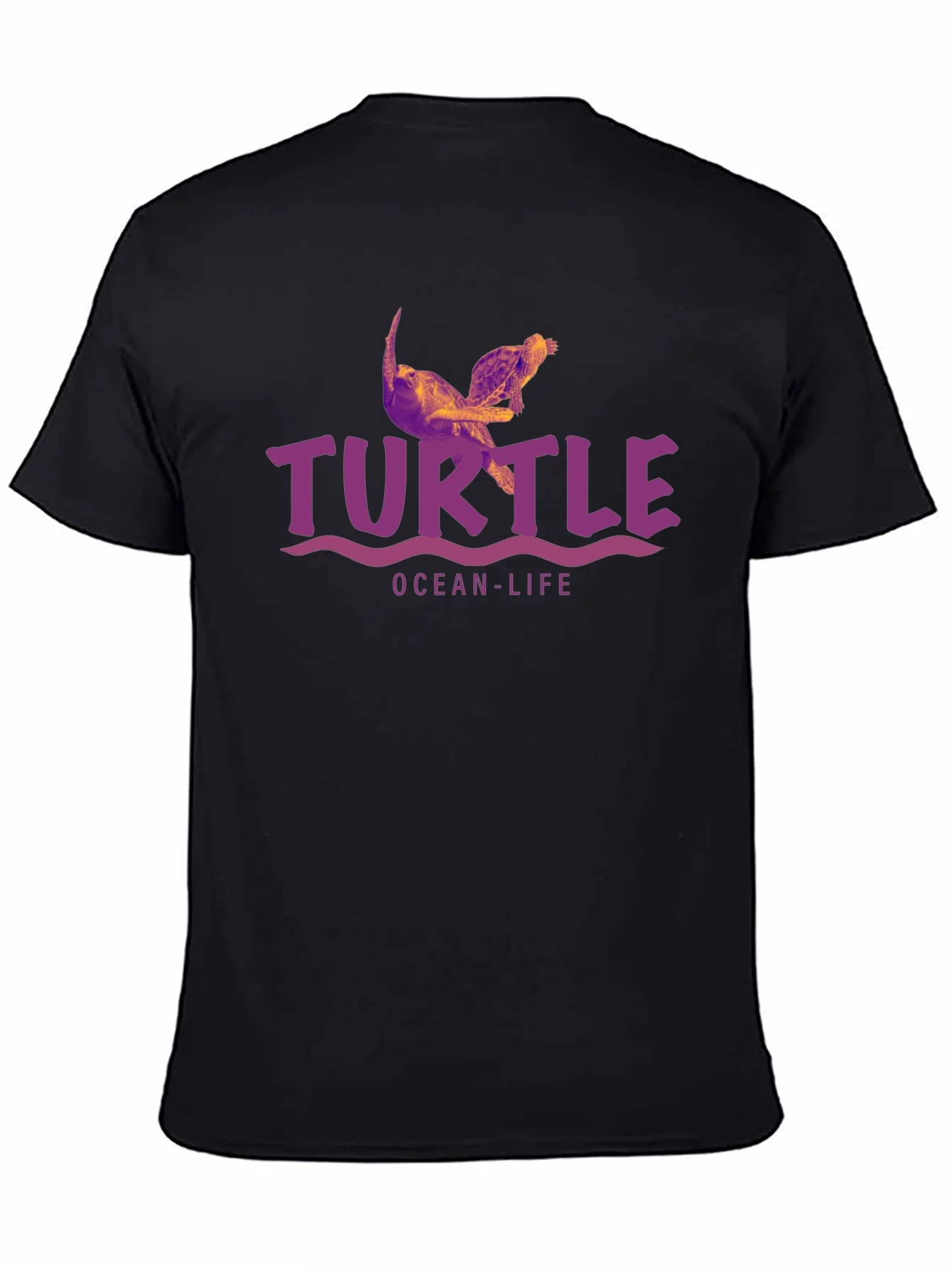 Ocean-Life Turtle Graphic Tee - Stylish and Comfortable