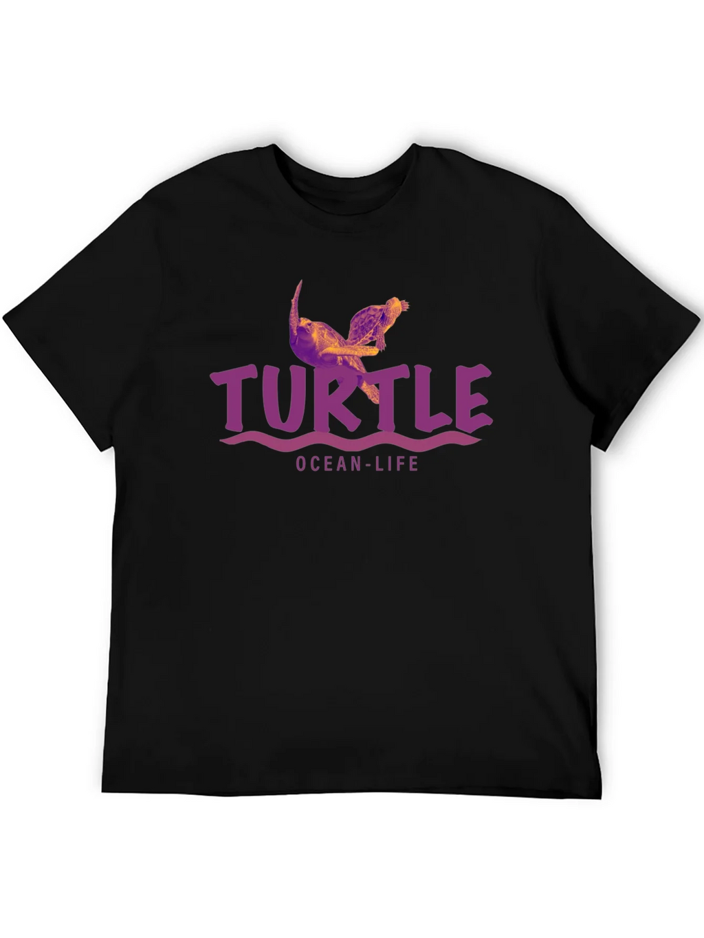 Ocean-Life Turtle Graphic Tee - Stylish and Comfortable