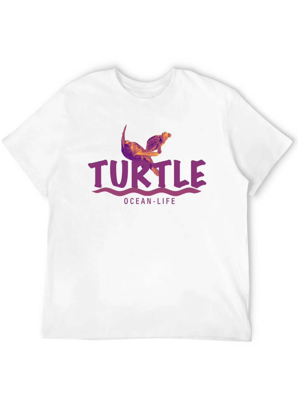 Ocean-Life Turtle Graphic Tee - Stylish and Comfortable