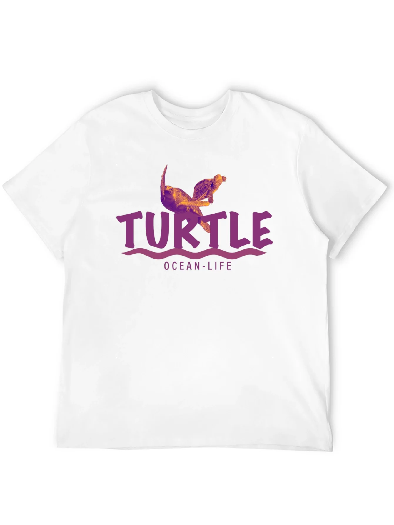 Ocean-Life Turtle Graphic Tee - Stylish and Comfortable
