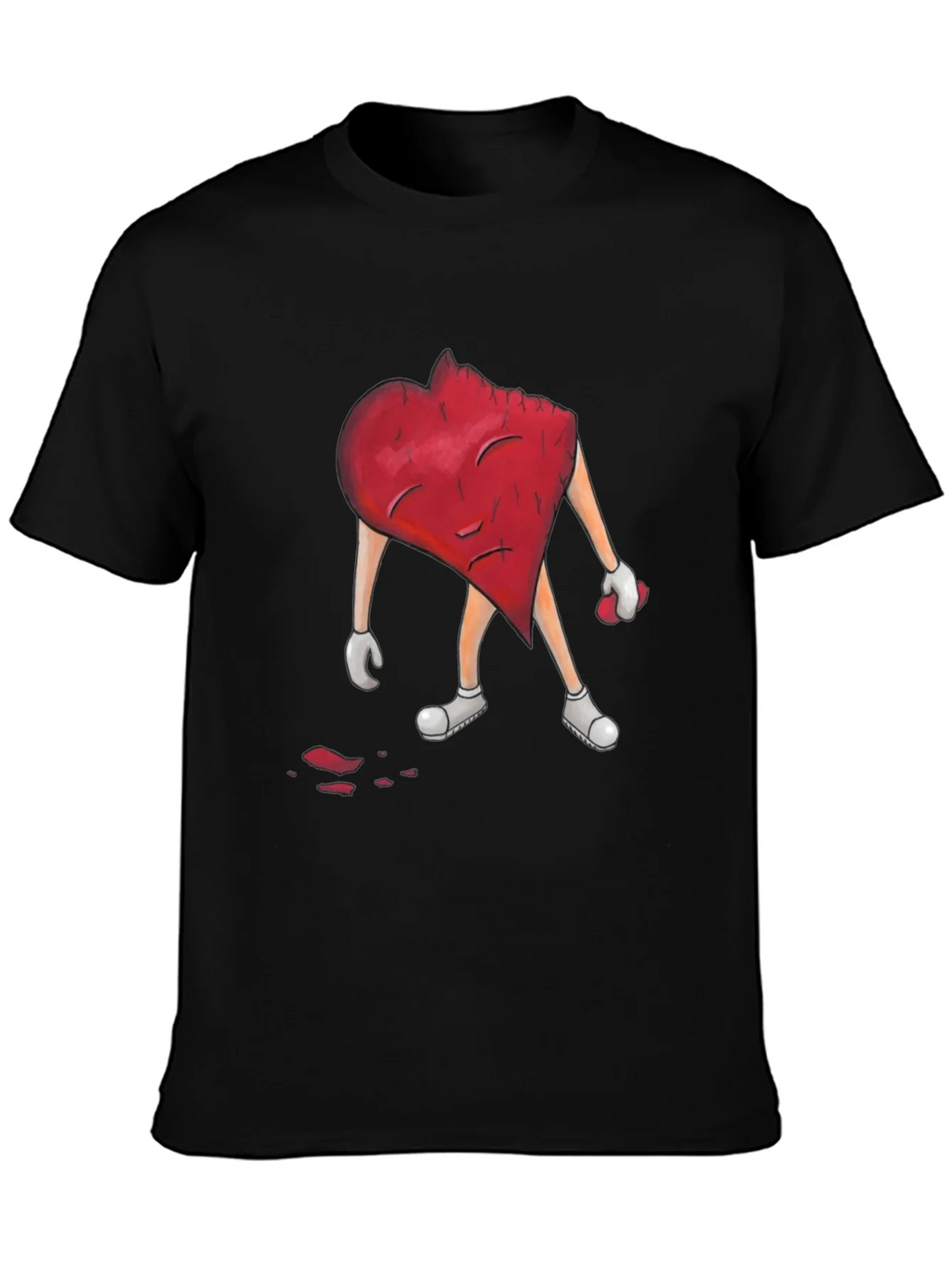 Heartbreak Tee - Broken Heart Graphic T-Shirt