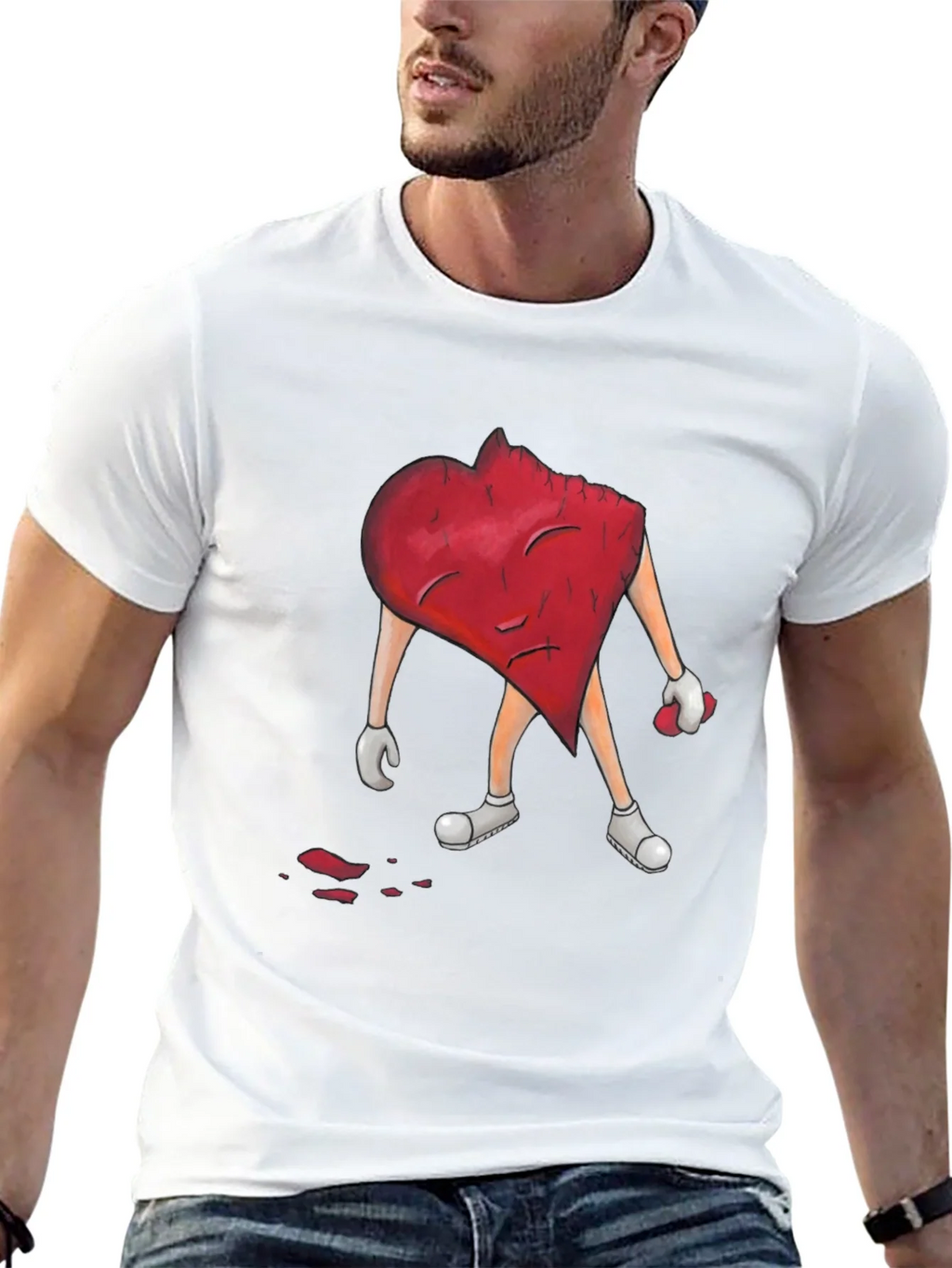 Heartbreak Tee - Broken Heart Graphic T-Shirt