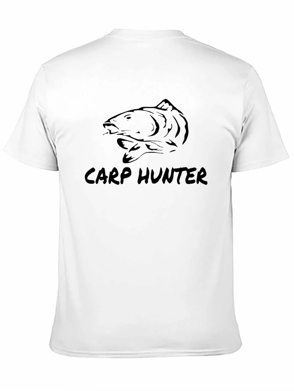 Carp Hunter Black T-Shirt - Fishing Apparel