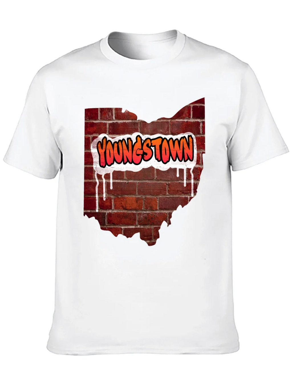 Youngstown Ohio Brick Wall T-Shirt