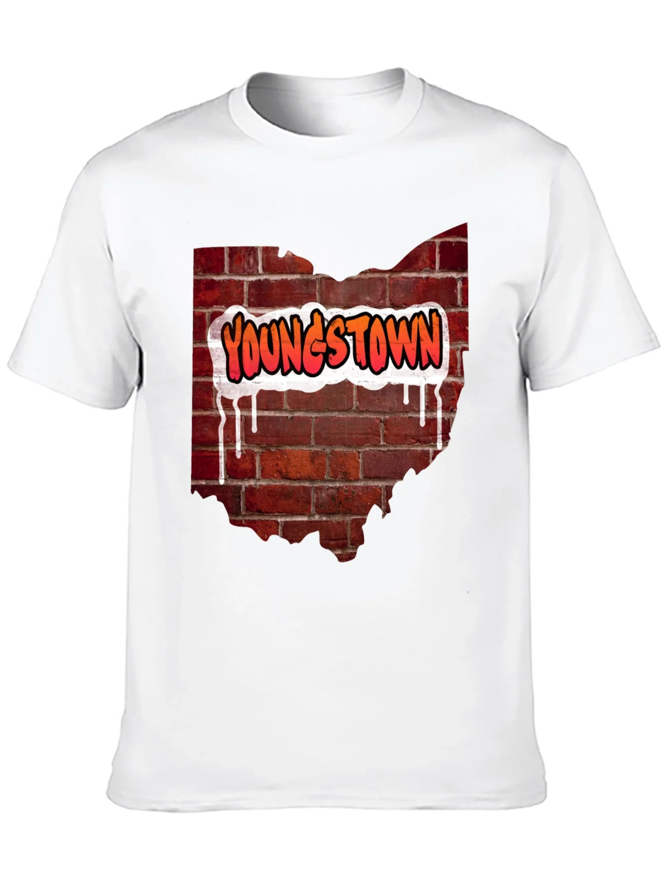 Youngstown Ohio Brick Wall T-Shirt