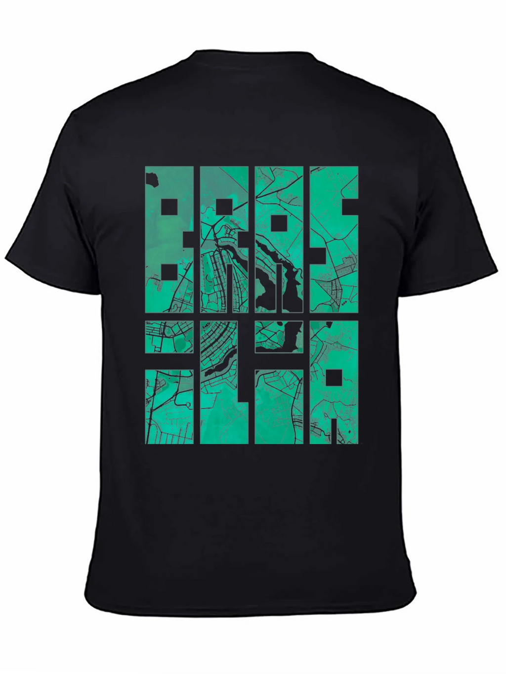 Brasilia Map T-Shirt - Stylish Cityscape Design