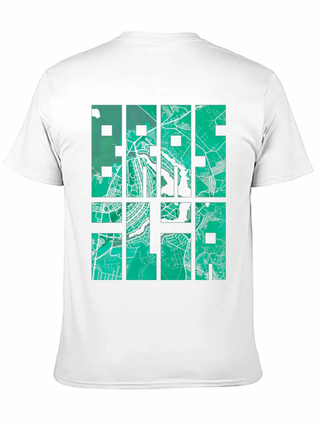 Brasilia Map T-Shirt - Stylish Cityscape Design