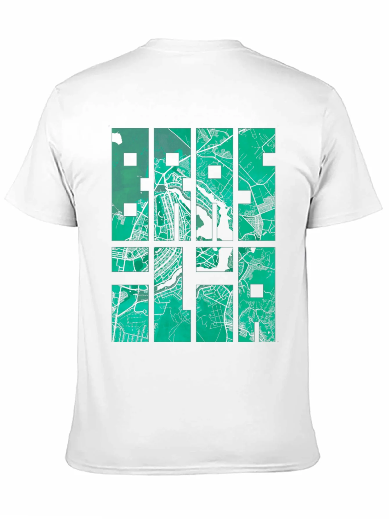Brasilia Map T-Shirt - Stylish Cityscape Design