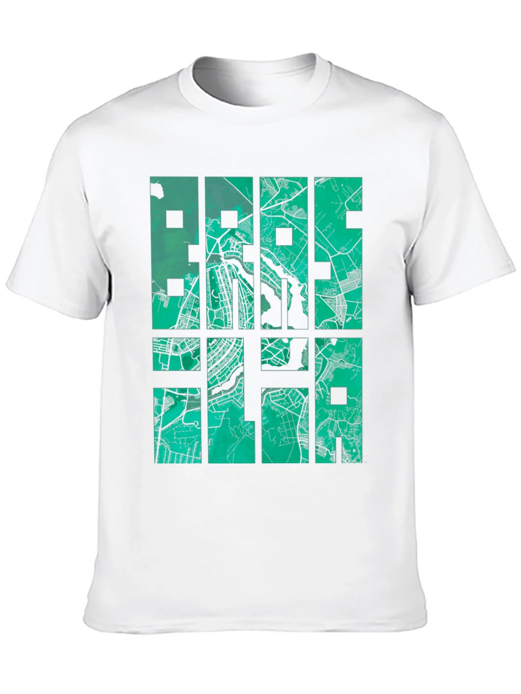 Brasilia Map T-Shirt - Stylish Cityscape Design