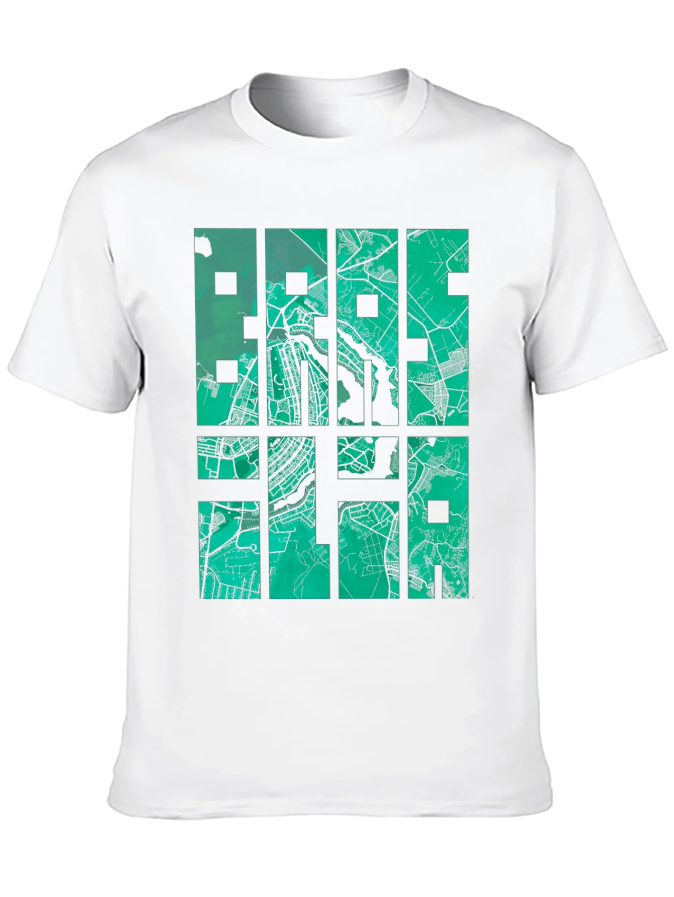 Brasilia Map T-Shirt - Stylish Cityscape Design