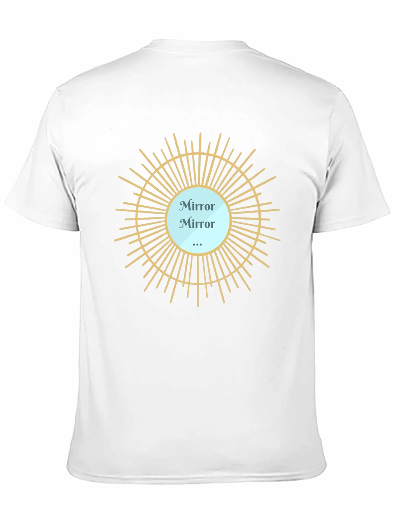 Mirror Mirror T-Shirt - Stylish Black Tee