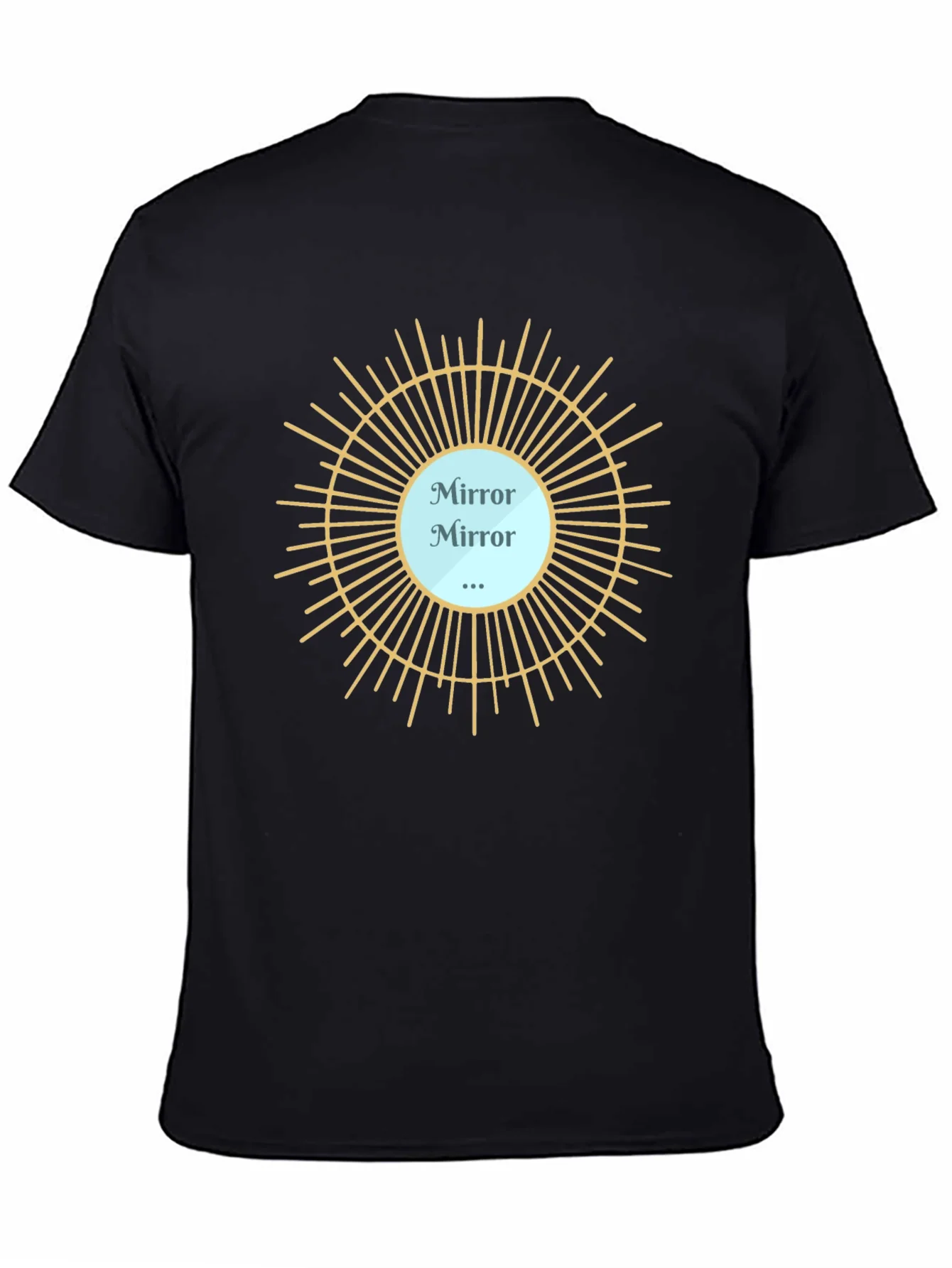 Mirror Mirror T-Shirt - Stylish Black Tee