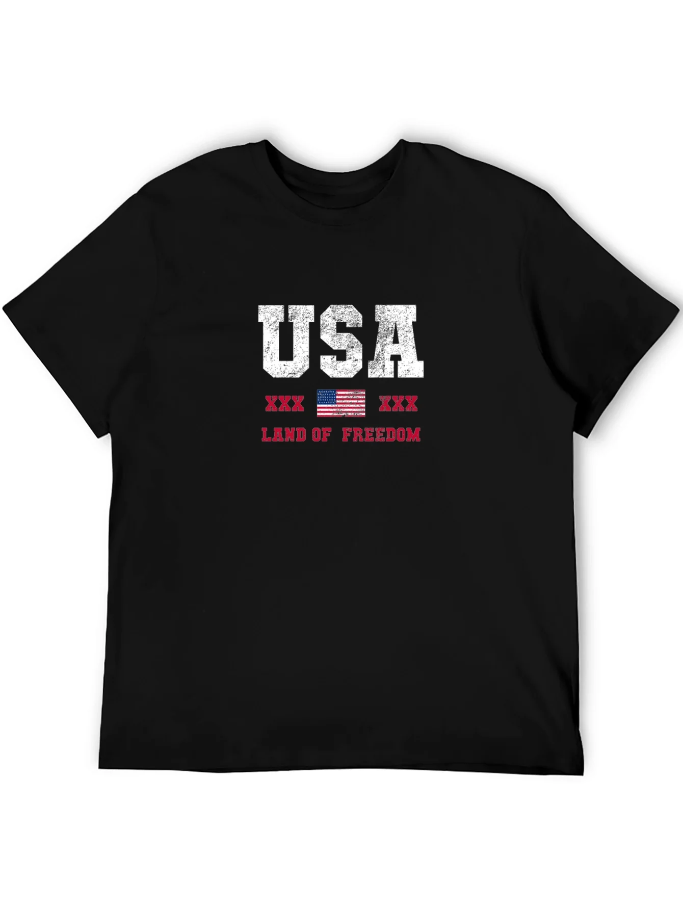 USA Land of Freedom Patriotic T-Shirt