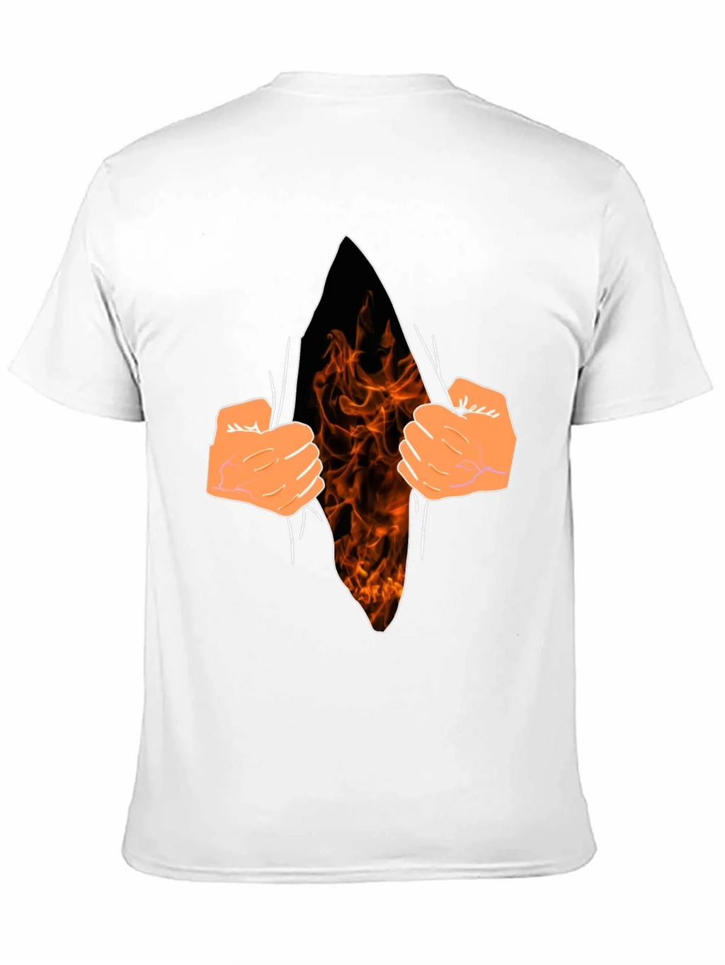 Flame Within Graphic T-Shirt - Black Cotton Tee