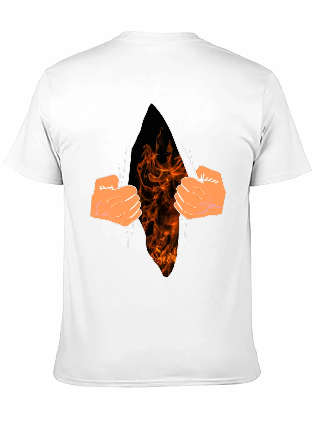 Flame Within Graphic T-Shirt - Black Cotton Tee