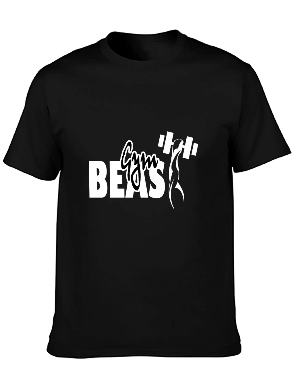 Gym Beast Black T-Shirt - Workout Apparel
