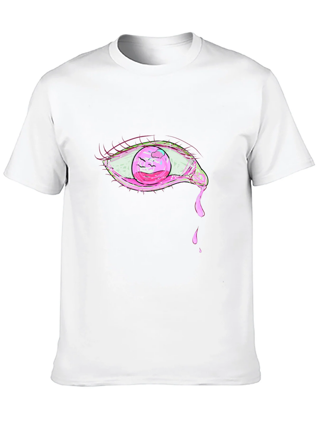Pink Eye Graphic T-Shirt