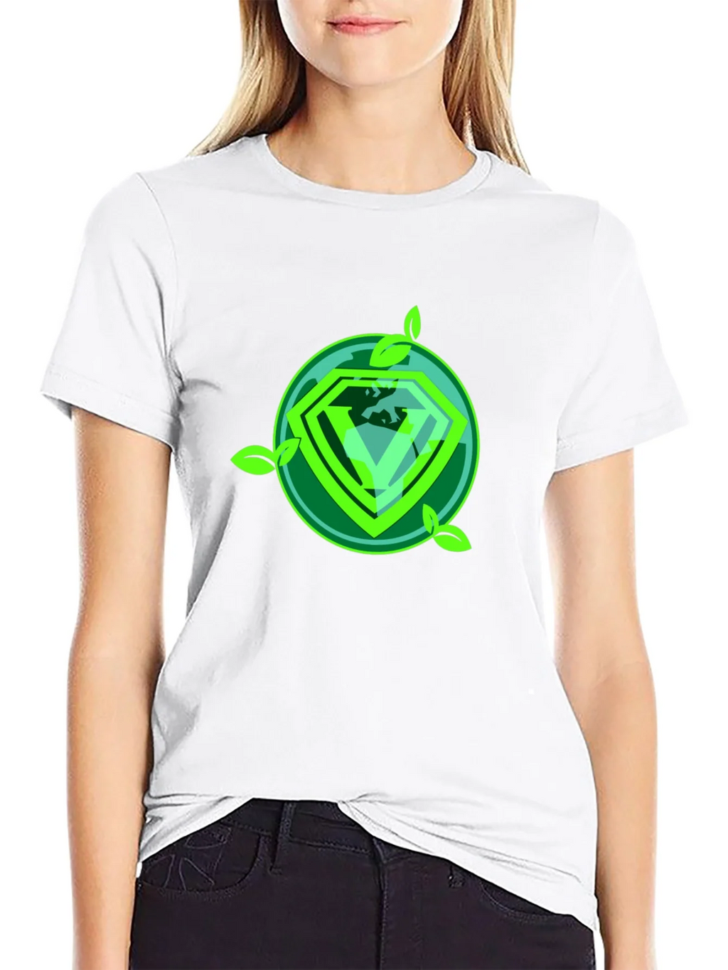 Eco Diamond Graphic Tee - Sustainable Style