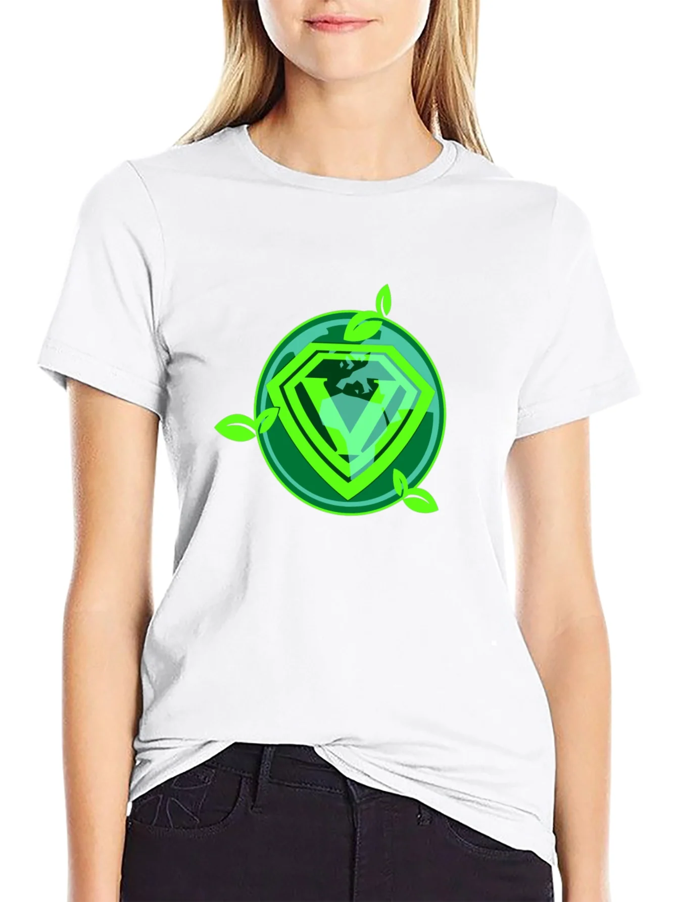 Eco Diamond Graphic Tee - Sustainable Style