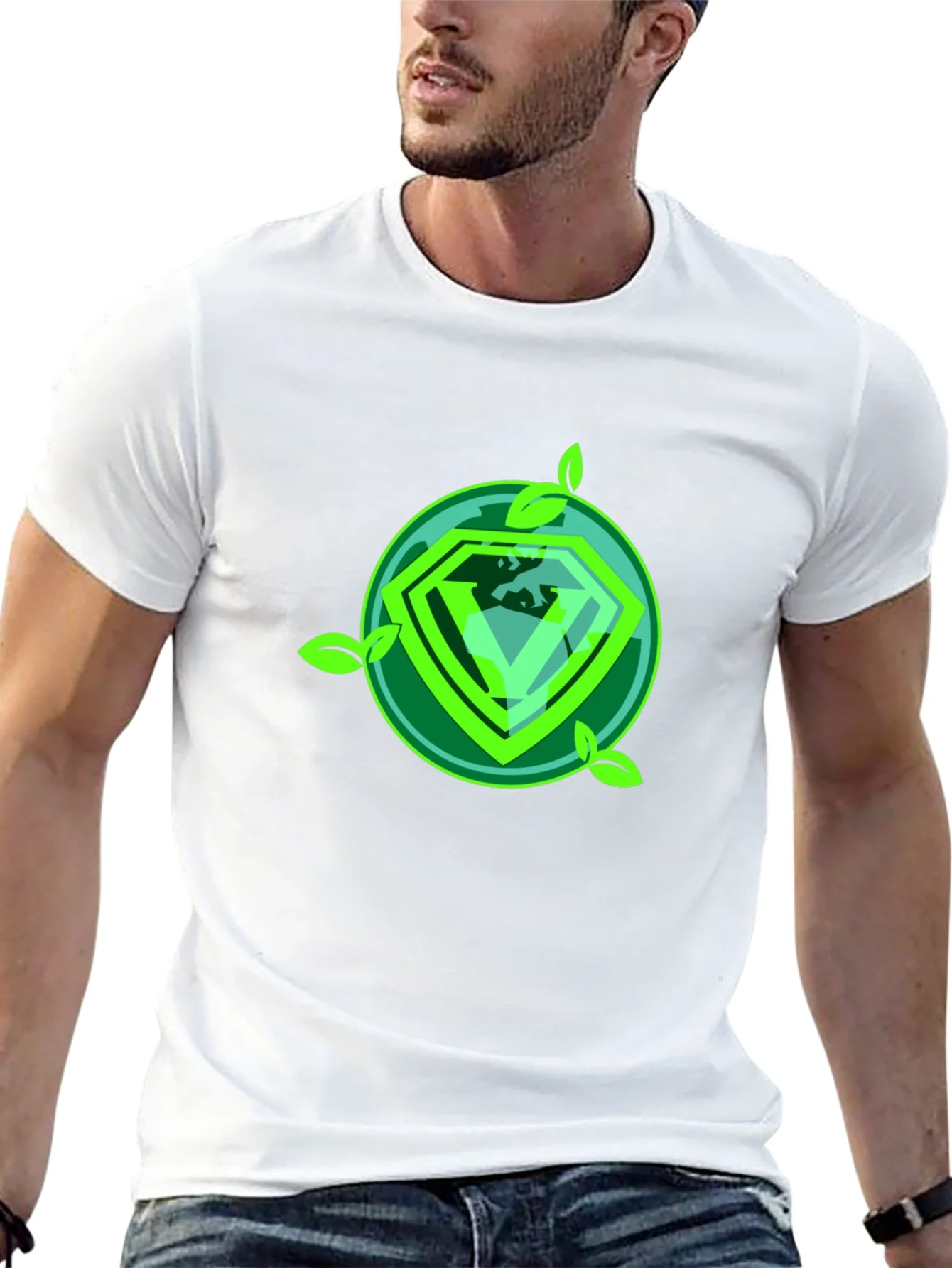 Eco Diamond Graphic Tee - Sustainable Style