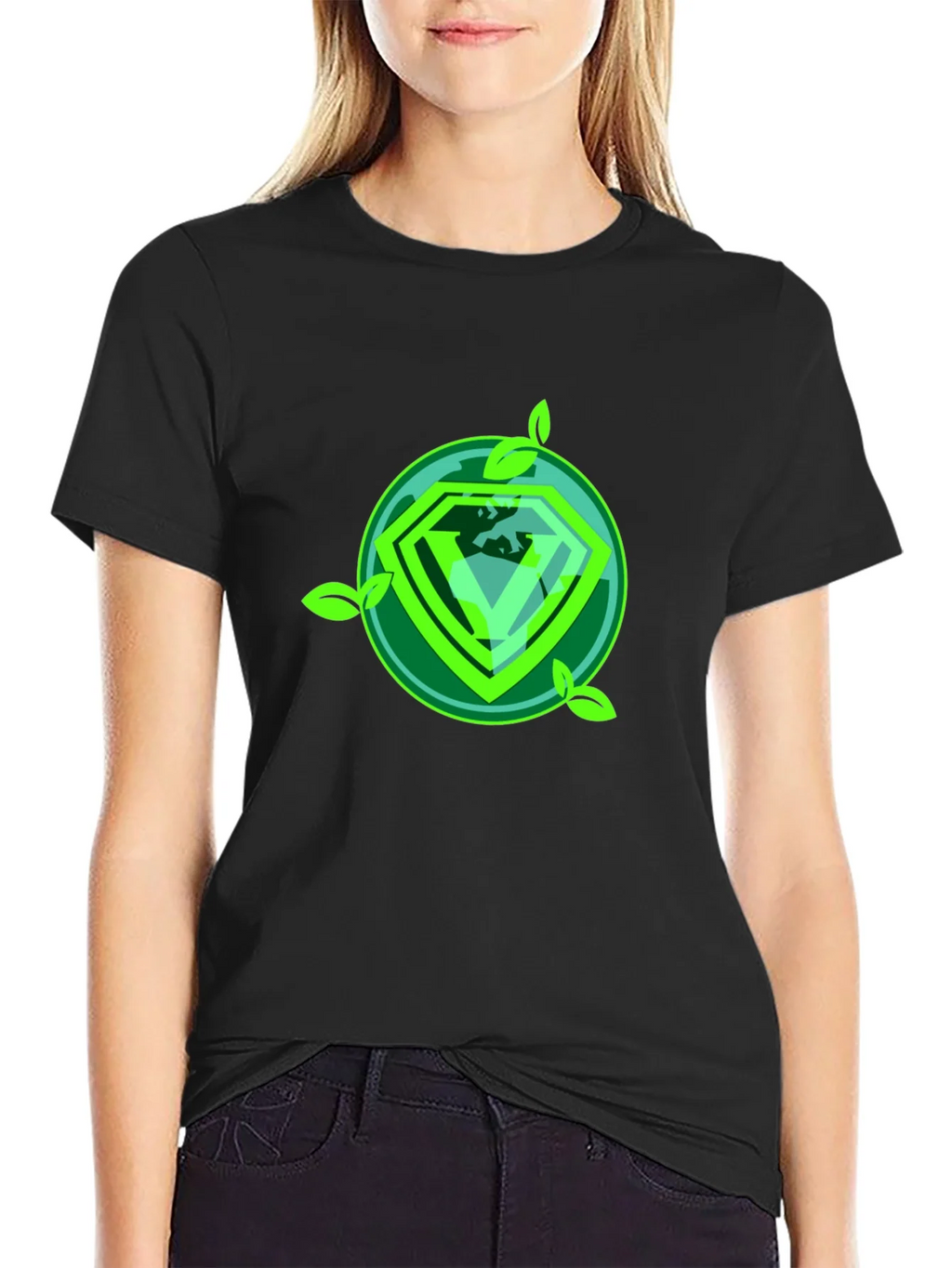 Eco Diamond Graphic Tee - Sustainable Style