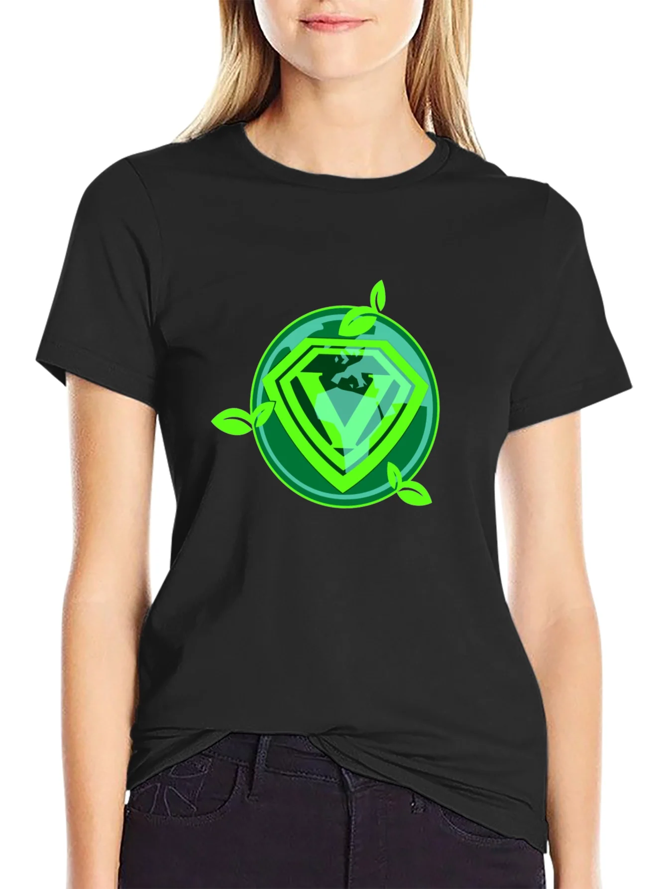 Eco Diamond Graphic Tee - Sustainable Style